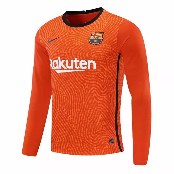 Camiseta Barcelona Portero ML 2020 2021 Naranja